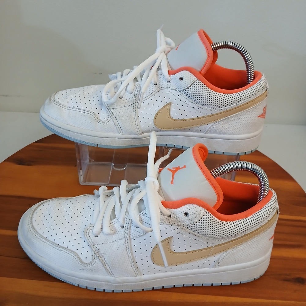 Nike Air Jordan 1 Low SE Women 9 White Sesame Shoes Sneakers DC9509-100